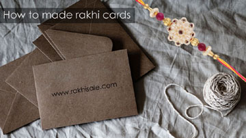 How to made rakhi cards (Traditional and Embroidered)